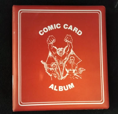 CARPETA ÁLBUM COLECCIONISTA TARJETAS CÓMIC CON 100 PÁGINAS FUNDA TARJETAS COLECCIONABLES 9 BOLSILLOS Foto 1 de 3