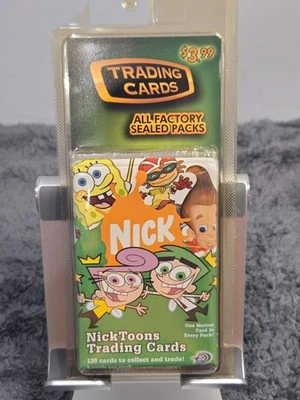 2 Packs of factory sealed 2004 Upper Deck Nicktoons Trading Cards 10 Cards   - Image 1 of 3