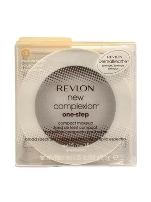 Revlon New Complexion One-Step Compact Makeup SPF 15 Medium Beige 05 EXP 2024 - Image 1 of 4