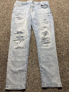 JEANS UOMO AE AMERICAN EAGLE ATLETICO SKINNY AIRFLEX TEMP TECH TAGLIA 36X32 - Foto 1 di 4
