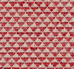 Colefax & Fowler geometrischer Dreieck Webstoff - Newland/rot 3,90 Yard F4790-05 - Bild 1 von 2
