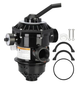 262506 1½" 6-Way Clamp Style Valve Compatible with pentair Multiport Valve - Picture 1 of 7