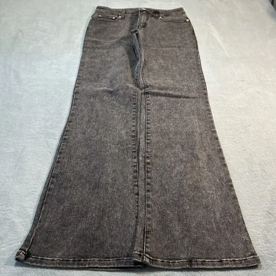 Jeans holgados Beyond Y2k 2000s pequeños 28x30 pierna ancha dojo acampanado Hamilton lavado ácido Foto 1 de 4