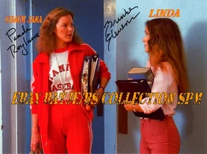 BRINKE STEVENS PAMELA ROYLANCE AUTOGRAPHED COLOR PHOTO SLUMBER PARTY MASSACRE 03 - Picture 1 of 1