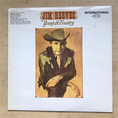 JIM REEVES YOUNG AND COUNTRY LP 1971 COMPILATION UK - Image 1 of 2