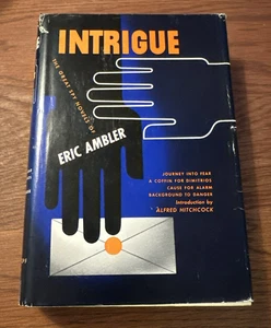 INTRIGUE 1960 HC/DJ Eric Ambler, Intro Alfred Hitchcock - Four Spy Novels - Picture 1 of 8