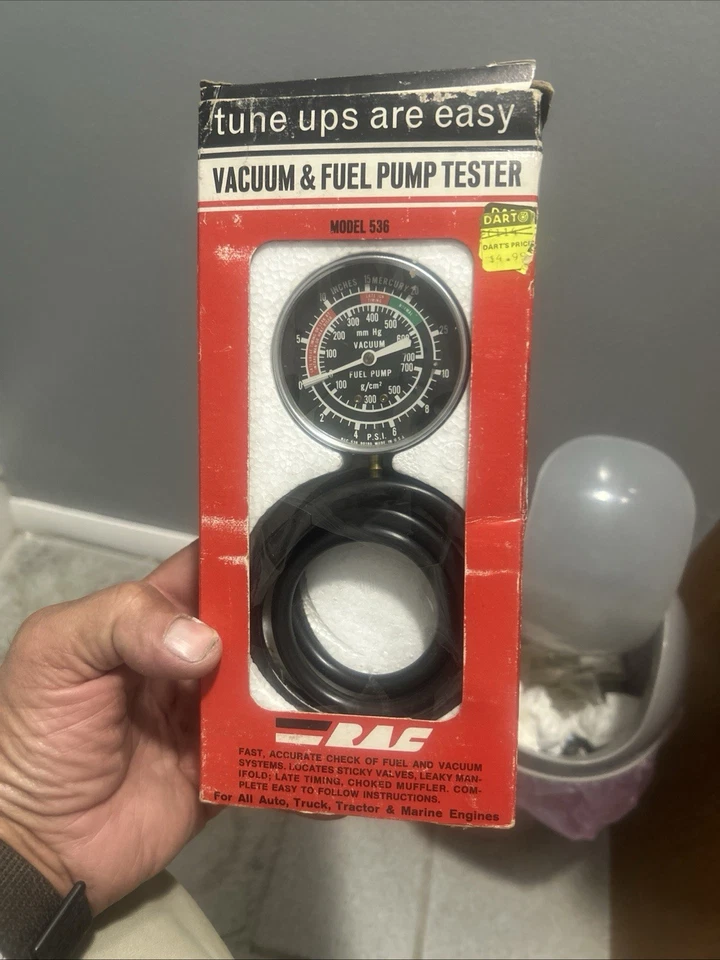 Monitor de motor RAC vintage modelo 538 en caja original analizador de rendimiento Foto 1 de 1