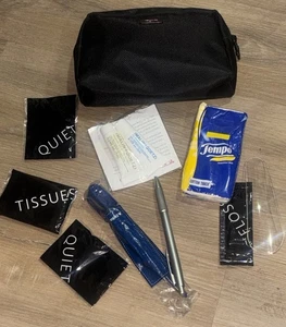 TUMI Delta Business Black Amenity Toiletry Kit Bag - Picture 1 of 6