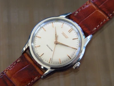 Vintage mens Tissot Seastar manual wind all original steel case mint condition!! - Image 1 of 4