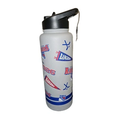  Logo brands Stainless Steel 34 oz Quencher double wall Water Bottle new - Image 1 of 4