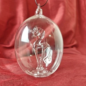 Soffieria Parise Italian Inner Unicorn Sculpture Christmas Hanging Ornament - Picture 1 of 7
