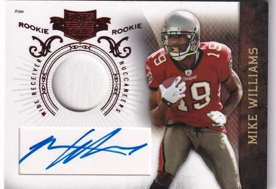 2010 Panini Plates and Patches #226 Mike Williams JSY AUTO 151/899 RC - Image 1 of 2