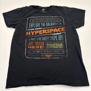 T-shirt Disney Cruise Line Disney Wish Star Wars Hyperspace Lounge XL nera - Foto 1 di 7