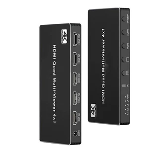 4K HDMI Multiviewer 4X1 HDMI Quad Screen Multi-Viewer 4 in 1 Seamless Switcher - Bild 1 von 7