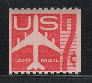 ALLY'S STAMPS US Scott #C61 7c Jet Carmine - Single MNH F/VF [B-c2] - Picture 1 of 1