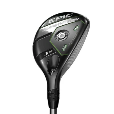 LEFT HANDED CALLAWAY 2022 EPIC SUPER 3 HYBRID GRAPHITE STIFF STANDARD - Image 1 of 4