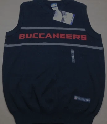 TAMPA BAY BUCCANEERS TEAM ISSUE ON FIELD SWEATER VEST REEBOK ON FIELD TEAM ISSUE - Image 1 of 4