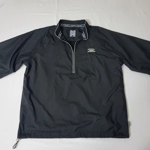 Sunice Desert Mountain Mens Black Short Sleeve Pullover Windbreaker Jacket - Picture 1 of 8