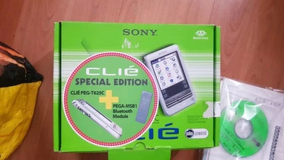 Mega Rare Special Edition Sony Clie T625C PDA + Bluetooth Dongle and Accessories - Image 1 of 4