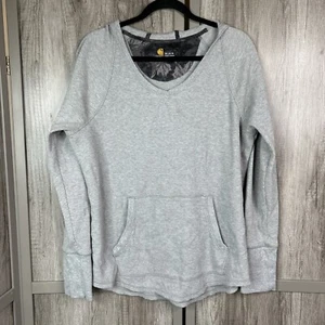 Carhartt Thermal Hoodie Size XL 16-18 Long Sleeves Front Pocket Youth Unisex - Picture 1 of 13