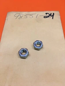 (2)GENUINE HOMELITE HK18, HK24,HK28,HK33 Trimmer Blade Nut 98551-24 NEW OEM B30 - Picture 1 of 1