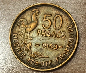 1953 France 50 Francs - Picture 1 of 2
