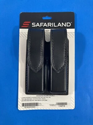SAFARILAND 77-210-2HS DOUBLE MAG MAGAZINE HOLDER POUCH RUGER P-90 KP-90 S&W  - Image 1 of 4
