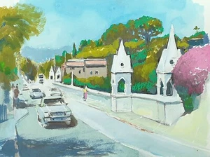 original watercolor painting on paper 9x12 Inches - Picture 1 of 1