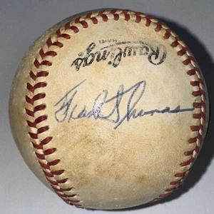 RON HUNT & Frank Thomas Autographed OMLB NL Giamatti Baseball New York Mets - Picture 1 of 3