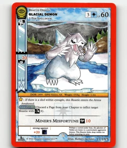 MetaZoo Glacial Demon 17/165 Seance: First Edition Gold - Picture 1 of 1