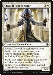 4 Custodi Peacekeeper  x4 4x - NM - Conspiracy: Take the Crown SPARROW MAGIC - Picture 1 of 1
