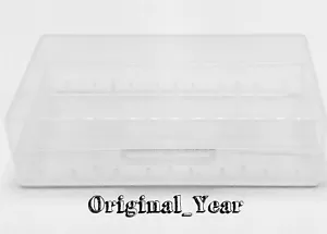 20 Clear Plastic Battery Case Holder For 18650 16340 CR123A Batteries - Picture 1 of 6