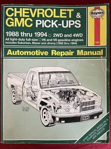 Haynes 24065/1664 Chevrolet GMC Pickups 1988-1998 2WD 4WD Suburban & More! - Picture 1 of 6