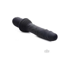 Ms Vibrating Thrusting Dildo Black - Picture 1 of 1