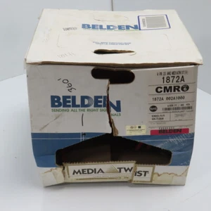 Belden 1872A 002A1000 23 AWG 4 Pair Cat 6 Bonded Pair Communications Cable 184' - Picture 1 of 10
