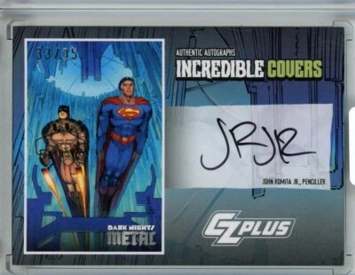 2024 CRYPTOZOIC DARK NIGHTS METAL Batman/Superman John Romita Auto #TF-JRJR /35 - Image 1 of 2