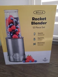 Rocket Blender 12 Piece Set Platinum Edition Countertop Series Stainless New - Picture 1 of 3