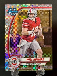 2024 Will Howard Bowman Chrome U X-Fractor Refractor Ohio State - Picture 1 of 2