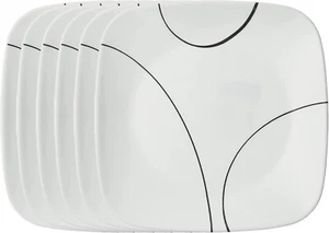 Corelle Vitrelle 6-Piece Salad Plates Set, Triple Layer Glass and Chip Resistant - Picture 1 of 4