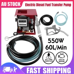 240V Electric Fuel Oil Diesel Transfer Pump Vehicle Truck 60L/min Self-priming - Picture 1 of 12