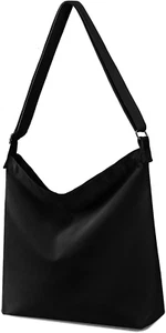 Women'S Blank Large Size Canvas Crossbody Tote Handbags Shoulder Bag - Picture 1 of 12
