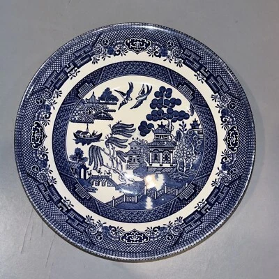 Tazón de sopa Churchill Staffordshire Inglaterra sauce azul 7 3/4" - Envío gratuito Foto 1 de 4