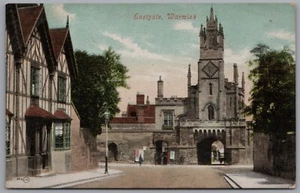 WARWICK Eastgate Warwickshire Postcard Posted 1917 - Picture 1 of 2