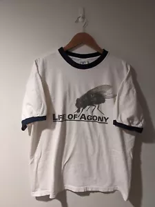 Vintage 1996 Life of Agony Lost at 22 White X-Large T-Shirt - Picture 1 of 18