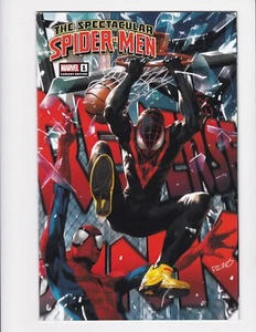THE SPECTACULAR SPIDER-MEN 1 DERRICK CHEW EXCLUSIVE VARIANT BASKETBALL DUNK - Picture 1 of 2