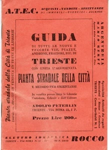 mx18 TRIESTE Guida di tutte le nuove e vecchie vie, piazze, androne e frazioni - Imagen 1 de 1