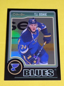 2014-15 O-Pee-Chee T.J. Oshie /100 Black Rainbow Parallel #340