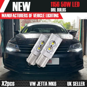 VW Jetta MK6 2011-2018 BA15S DRL Daytime - Xenon Super White Lights Bulbs Canbus - Picture 1 of 6