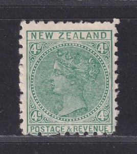 New Zealand SG222a MH OG 1892 4d Blue Green Victoria Perf 10 SCV £65 - Picture 1 of 2