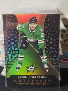 23-24 Artifacts Jason Robertson Aurum 🚨🚨🚨 Bounty Card Unscratched - Foto 1 di 2